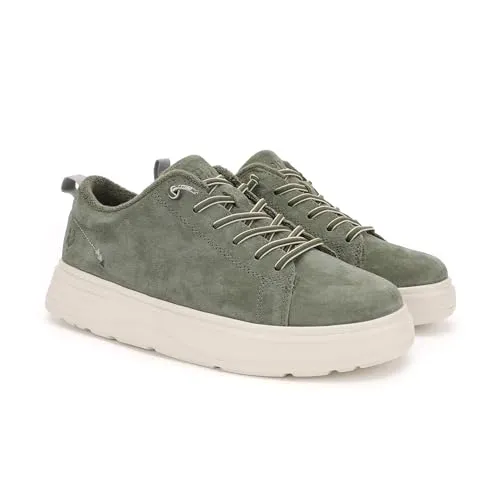 PITAS | Yari | Freizeit-Sneakers für Damen | Freizeitstiefel für Damen | Stadtstiefel | Winter-Bootsschuhe | Freizeitschuhe | Schuhe ohne Schnürsenkel | Walkinpitas-Schuhe | New Kaki | 38