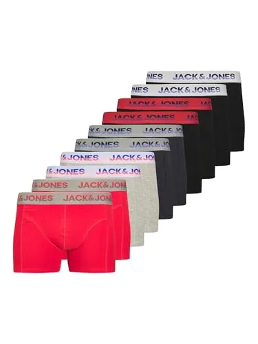 Jack & Jones Trunk JACJADON SOLID TRUNKS 10 PACK - Herrenunterhosen im praktischen 10er Pack, aus elastischem und pflegeleichtem Material für optimalen Komfort und Passform.
