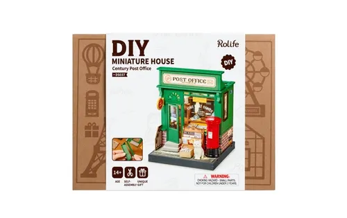 Robotime DIY - Holz Bastelset - Miniaturhaus - Post DS037