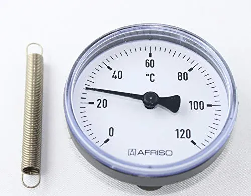 Cornat T593698 Afriso Anlege-Zeigerthermometer, 63 mm