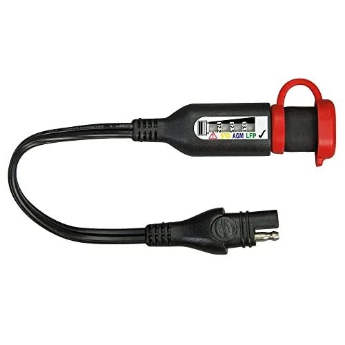 Optimate Monitor O-125v2: Batteriestatus LED-Monitor für 12 V Blei-Säure & Lithium - Messgerät für Autobatterien – zeigt den Ladezustand präzise an, funktioniert mit Blei-Säure- und Lithium-Batterien und ist wetterfest für den Einsatz in Powersport-Fahrzeugen.