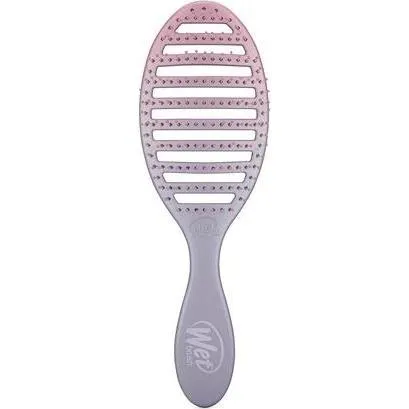 WetBrush Speed Dry Detangler mit hitzebeständigen Heatflex-Borsten und offenem Belüftungsdesign, um das Haar schneller zu trocknen, für alle Haartypen, Feel Good Ombre Collection, Rosa und Lila