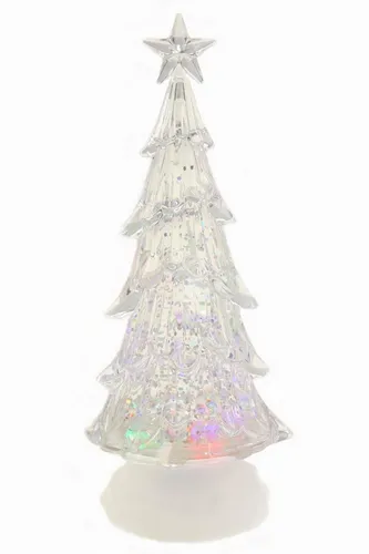 ELLUG Schneekugel mit Regenbogen LED Glitzerantrieb von ELLUG