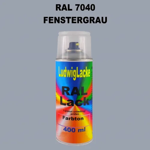 Ral Spraydose Seidenmatt 7040 Fenstergrau 400ml  Sprühlack Decolack Rallack