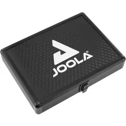 Joola Tischtennisschläger-Hülle Case 80542 - Zubehör für Tischtennisschläger, wasserabweisend und robust im edlen Alu-Design, ideal für den sicheren Transport von 1 Schläger und 3 Bällen.