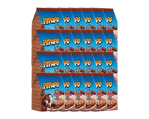 PIPAPO Knax Mais Chips mit Milchschokolade 70g - 24er Pack - Knusprige PIPAPO Knax Mais Chips mit zarter Milchschokolade, perfekt für jeden Snack-Moment. Ideal für unterwegs oder gemütliche Abende, bietet der 24er Pack immer frischen Genuss.