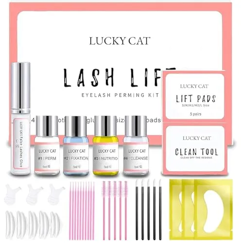 Wimpernlifting Set, 2025 Aktualisiertes Lash Lifting Set, Wimpernlifting Set Professionell, Natürliche Locke Lash Lift Kit, Lange andauernd, Einfach zu bedienen, Ideal für Salon und Heimgebrauch