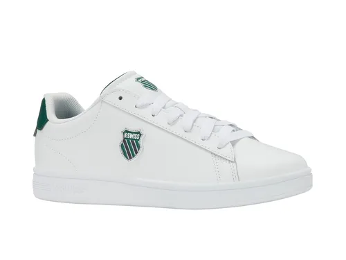 K-Swiss Classic Court Shield II Herren Sneakers - Komfortabel und stylisch - Sonstige Sportschuhe mit hochwertigem Leder-Obermaterial und gestanzter Smart Foam-Einlegesohle für optimalen Tragekomfort und lässigen Look.