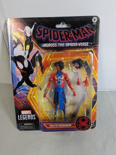Hasbro Pavitr Prabhakar Spider-Man Figur - Marvel Legends - Sonstige Spielzeugfiguren, 15 cm groß und ideal für Sammler, bringt den Look von Pavitr Prabhakar aus Spider-Man: Across the Spider-Verse in Ihre Sammlung.