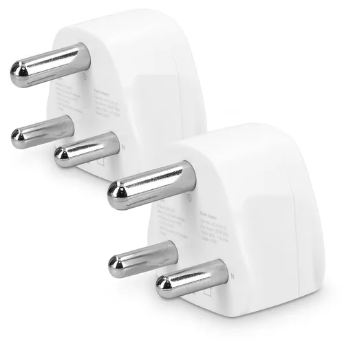 kwmobile 2X Reiseadapter Südafrika Typ-M