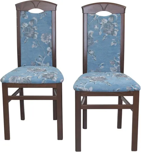 HOFMANN LIVING AND MORE Esszimmerstuhl Set (2 St) blau in blau von HOFMANN LIVING AND MORE