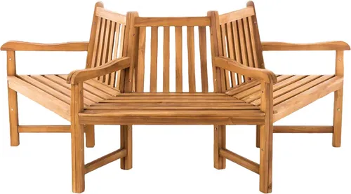 DELUKE Baumbank HANIM Halbrunde Teak Sitzbank 200x100x90 cm