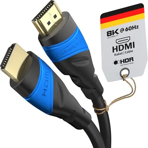 Produktbild KabelDirekt 8K & 4K HDMI Kabel – 2m – Hochwertige Verbindung für Gaming und Streaming