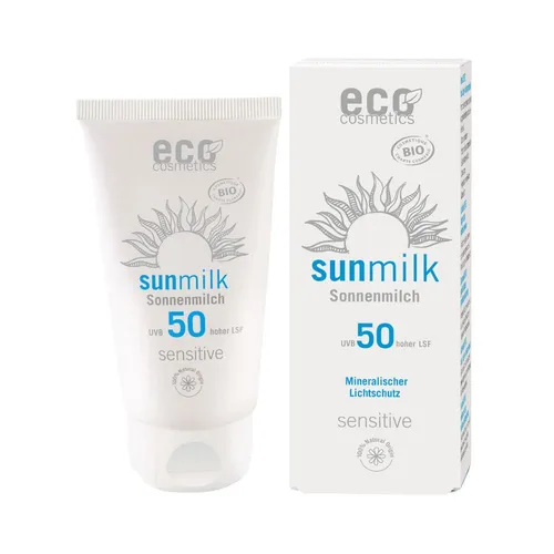 eco cosmetics Sonnenmilch LSF 50 sensitive