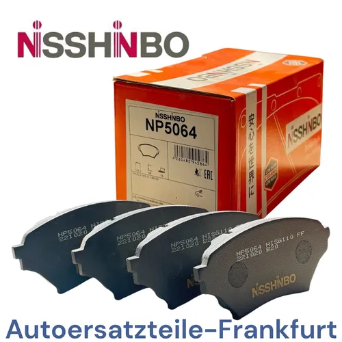 NISSHINBO Bremsbeläge VORNE für MAZDA MX-5 II – Zuverlässige Bremsleistung - Produktart: Bremsbeläge für die vordere Achse, asbestfrei und mit akustischer Verschleißwarnung. Ideal für sicheres Fahren und optimalen Komfort. Lieferumfang umfasst alle benötigten Zubehörteile.