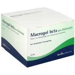 Macrogol Beta Plus Elektrolyte Pulver 50 ST von betapharm