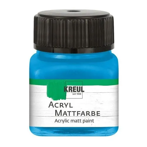 Kreul Acryl Mattfarbe hellblau 20ml Glas 100 ml / 12,45 Euro