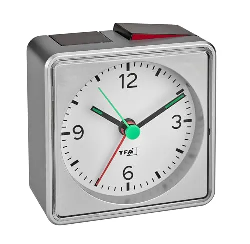Wecker Silber von TFA Dostmann