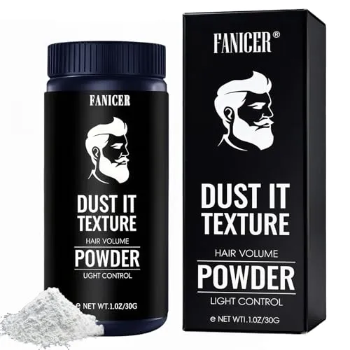 30g Stylingpulver,Texturpuder,Haarpuder für Dünnes & Feines Haar,Haarpuder für Voller Aussehendes,Haarprodukt mit Leichtem Halt,Stylingprodukt für Dichteres,Leichtgewichtig Nicht klebrig，Weiß