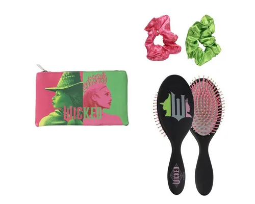 Cerda Haarbürste Wicked Pflege Set Personal Hygiene Set für Erwachsene, Geschenkbox