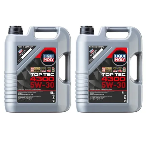 2x 5 Liter Liqui Moly 3741 Top Tec 4300 5W-30 Honda Mazda Toyota