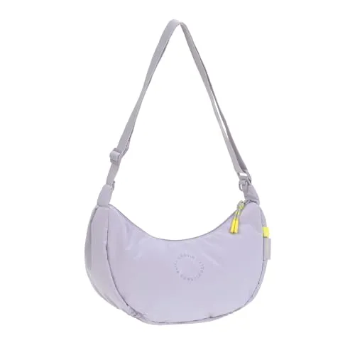 LÄSSIG Wickeltasche Umhängetasche Stretch Up Bum Bag lilac - Modische Wickeltasche mit Kinderwagenbefestigung, ideal für Eltern, die Stil und Funktionalität vereinen möchten. Großes Hauptfach für alle wichtigen Utensilien.