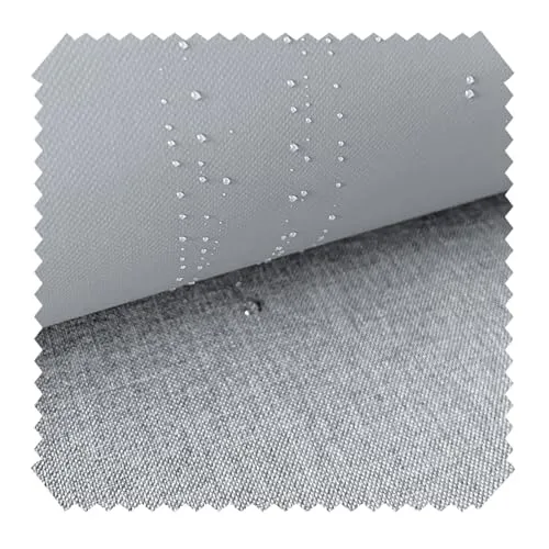 novely® Oxford 660D Mélange fest gewebter Polyesterstoff im Leinenlook, wasserdichter Möbelstoff - Meterware 1lfm (02 Graphit)