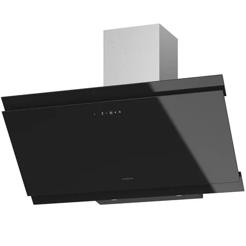 Oranier Kopffrei-Wandhaube Kandia 90 S - Umluft Dunstabzugshaube 90 cm schwarz