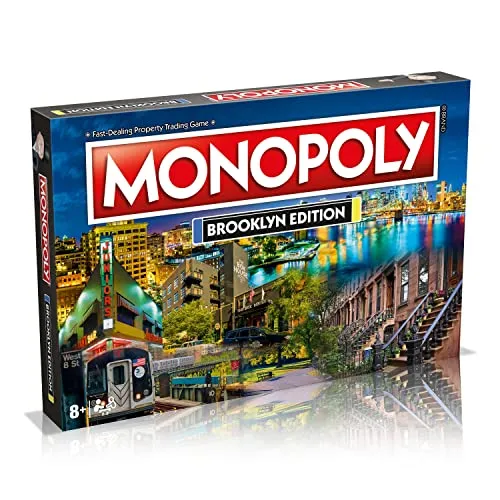 Top Trumps Monopoly Brettspiel: Brooklyn, Multiplayer ab 8 Jahren