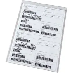 Eichner Einstecktasche mit Magnetstreifen DIN A7, 100 Stück - Klarsicht- & Einstecktasche mit Magnetstreifen für einfache Regalbeschriftung, hohe Lesbarkeit und 100 Stück im praktischen Set.