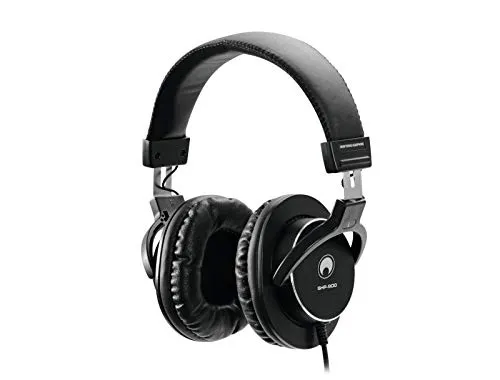 Omnitronic SHP-900 Over Ear Kopfhörer – Kabelgebunden in Schwarz - Kopfhörer mit exzellentem Klang und komfortablem Sitz, ideal für professionelle Audioüberwachung und lange Tragezeiten.