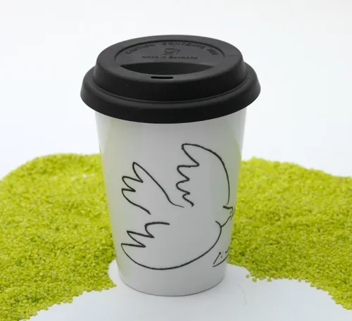 Könitz Porzellan Coffee to Go Becher Picasso - La Colombe de la Paix 380ml