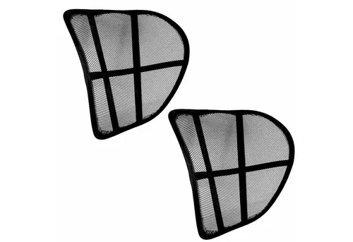 HAC24 Stuhlkissen 2x Rückenstütze Auto Rückenhilfe Stütze Rückenstabilisator Autositz, 40 x 38 cm