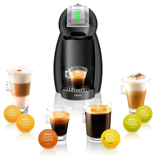 Krups KP1508 Genio 2 Nescafé Dolce Gusto Kaffee Kapselmaschine 1500W 1L Auto BLK