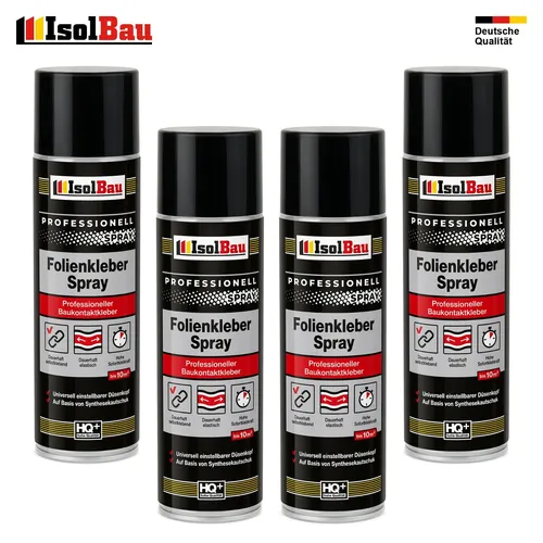 Folienkleber 4 x 500ml Dichtkleber Dampfbremse Dampfsperre Dampfbremsen PE Folie