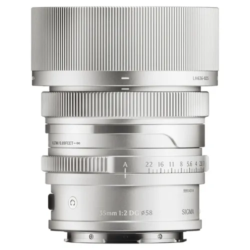 Sigma 35mm f/2,0 DG Contemporary L-Mount Silber - Kameraobjektive mit exzellenter Bildqualität und lichtstarkem f/2,0 Blendenwert für kreative Fotografie.