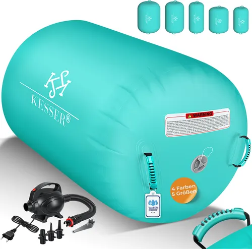 KESSER Aufblasbare Air Roll Airtrack Gymnastikmatte