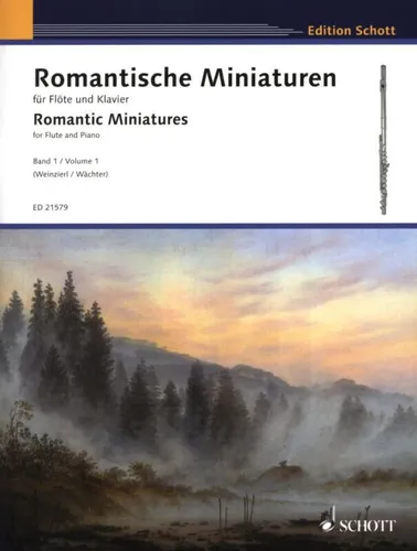 Romantische Miniaturen Band 1 für Querflöte + Klavier, PORTOFREI VOM FACHHÄNDLER