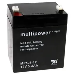 Blei Akku Multipower MP5.4-12 für Rasenmäher von Multipower