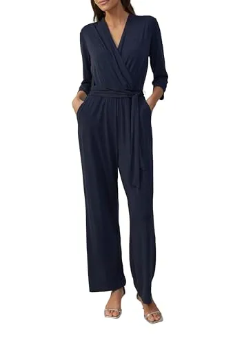 s.Oliver Black Label Jump Suit - Stylischer Overall aus hochwertigem Material, ideal für elegante Anlässe und den perfekten Look.