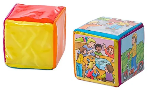 Betzold Pocket Cube, Kinder Lernwürfel für 9 cm Karton, Mehrfarbig