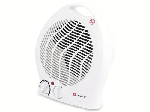 alpina Heizlüfter - Tragbar, 2000 Watt, 2 Heizstufen