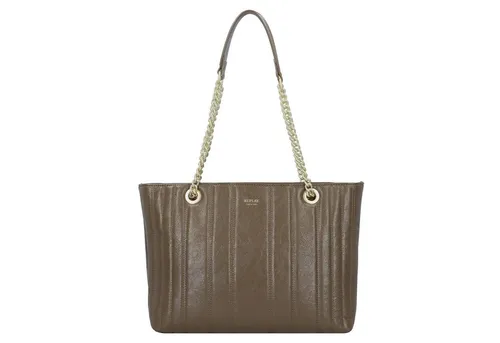 Replay Schultertasche 36 cm - Braun, modisch und funktional - Handtaschen aus robustem Polyurethan mit praktischem Reißverschluss für schnellen Zugang und Sicherheit. Ideal für stilbewusste unterwegs.