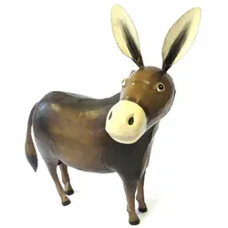 Exner GmbH Gartenfigur Esel aus Metall, 55 cm von Exner GmbH Garten- & Wohnaccessoires