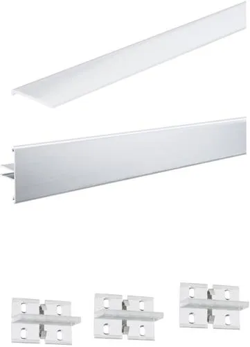 Paulmann 70519 Profil-Diffusor Aluminium Set in silber von Paulmann