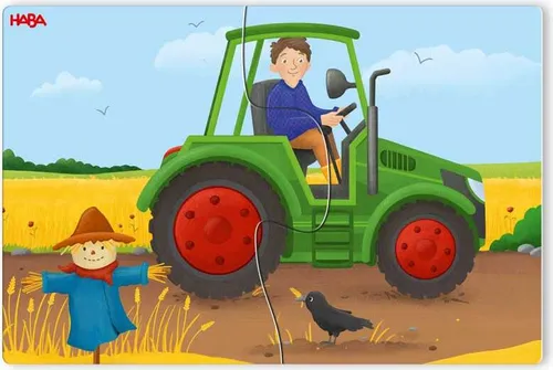 Haba Puzzleset Bauernhof - 10 bunte Kinderpuzzles aus Karton