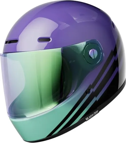 John Doe Motorradhelm JD/ONE Helmet Spectral in lila von John Doe