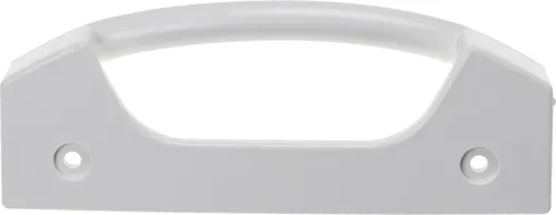 vhbw Türgriff kompatibel mit Bosch KSV2420CH, KSV2420GB, KSV2421, KSV2421CH, KSV2421GB, KSV2499 Kühlschrank - 14,1 x 5,5 x 2,6 cm Kunststoff Weiß