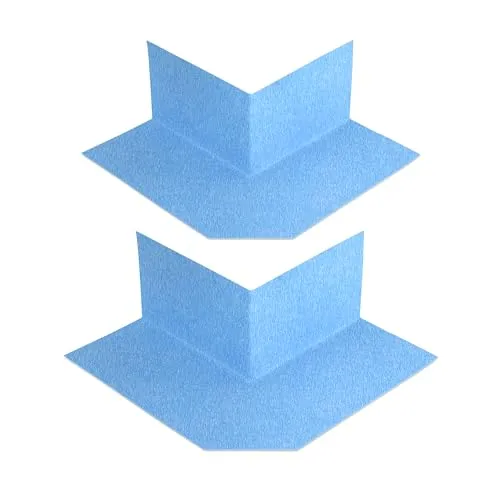 Isolbau Außenecke P3 Blau - 2 Stück - Wasserdichtes Eck-Dichtband für Sanitär, Dusche, Bad, Fliesen, Balkon Eckabdichtung Dichtecke Abdichtung für Innen- & Außenbereich