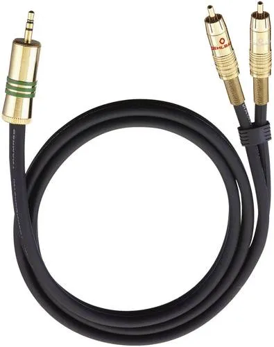 Oehlbach 2056 Cinch/Klinke Audio Anschlusskabel 1.00m